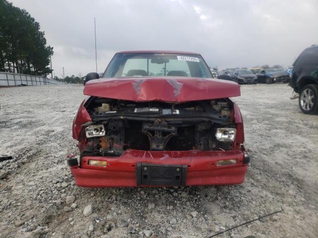 1GCCS19X5T8101800 - 1996 CHEVROLET S TRUCK S1 RED photo 5