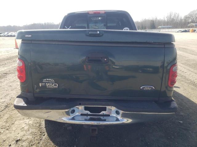 1FTRW08L52KE06951 - 2002 FORD F150 SUPERCREW GREEN photo 6