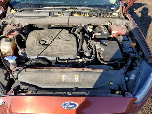 3FA6P0HD9ER372589 - 2014 FORD FUSION SE RED photo 11