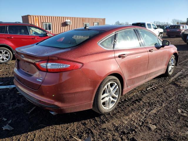 3FA6P0HD9ER372589 - 2014 FORD FUSION SE RED photo 3