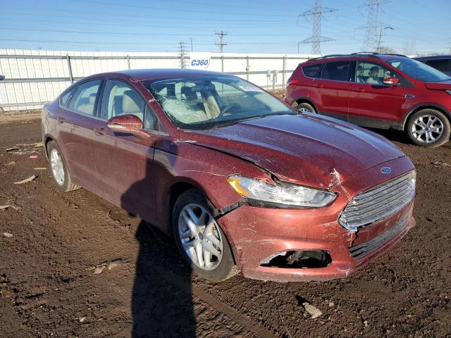 3FA6P0HD9ER372589 - 2014 FORD FUSION SE RED photo 4