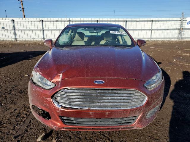 3FA6P0HD9ER372589 - 2014 FORD FUSION SE RED photo 5