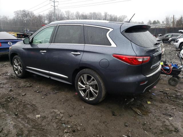 5N1AL0MM5DC353407 - 2013 INFINITI JX35 GRAY photo 2