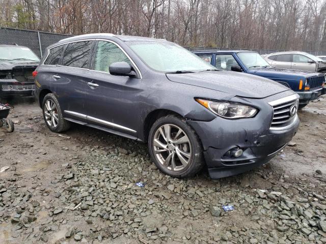 5N1AL0MM5DC353407 - 2013 INFINITI JX35 GRAY photo 4