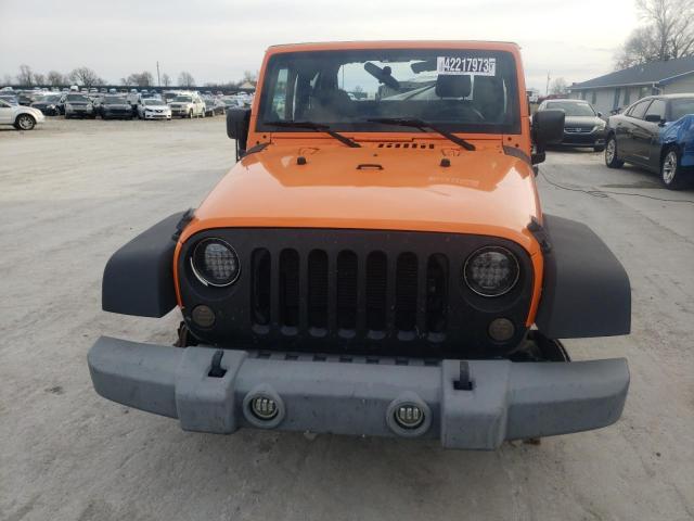 1C4AJWAG1CL155952 - 2012 JEEP WRANGLER SPORT ORANGE photo 5