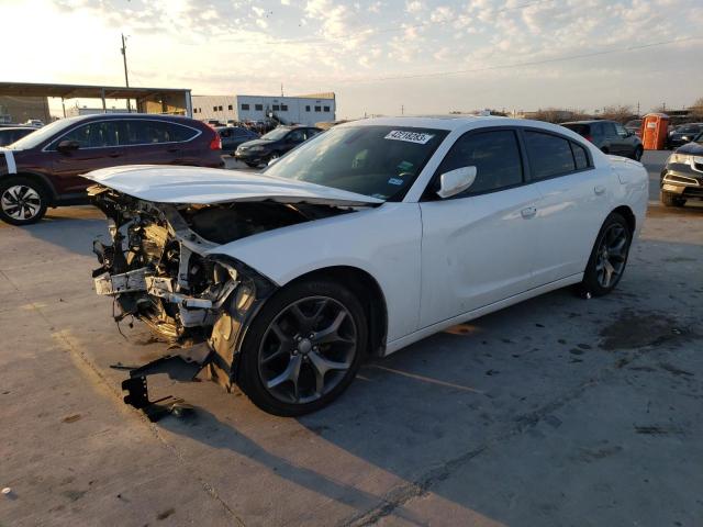 2C3CDXHG8GH163386 - 2016 DODGE CHARGER SXT WHITE photo 1