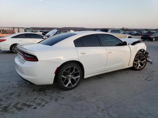 2C3CDXHG8GH163386 - 2016 DODGE CHARGER SXT WHITE photo 3