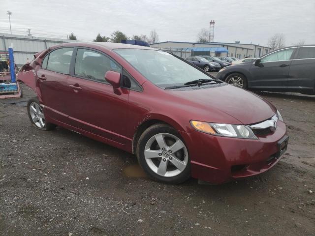 19XFA16669E018273 - 2009 HONDA CIVIC LX-S MAROON photo 4