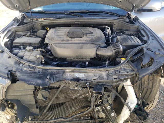 1C4RDJDG2LC296795 - 2020 DODGE DURANGO GT SILVER photo 11