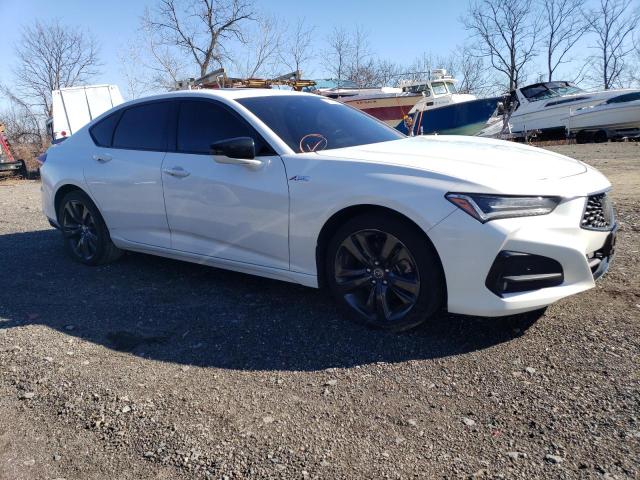 19UUB5F53MA009353 - 2021 ACURA TLX TECH A WHITE photo 4