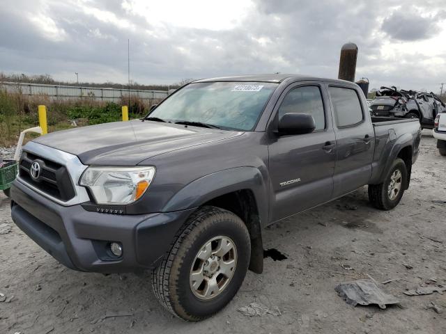 5TFKU4HN5FX005859 - 2015 TOYOTA TACOMA DOUBLE CAB PRERUNNER LONG BED GRAY photo 1