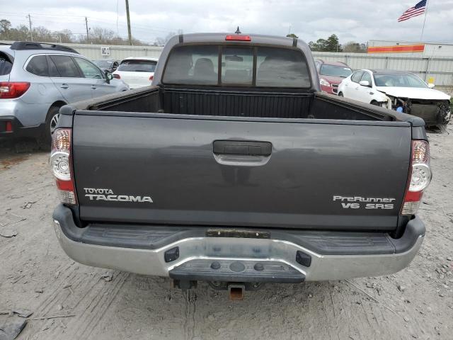 5TFKU4HN5FX005859 - 2015 TOYOTA TACOMA DOUBLE CAB PRERUNNER LONG BED GRAY photo 6