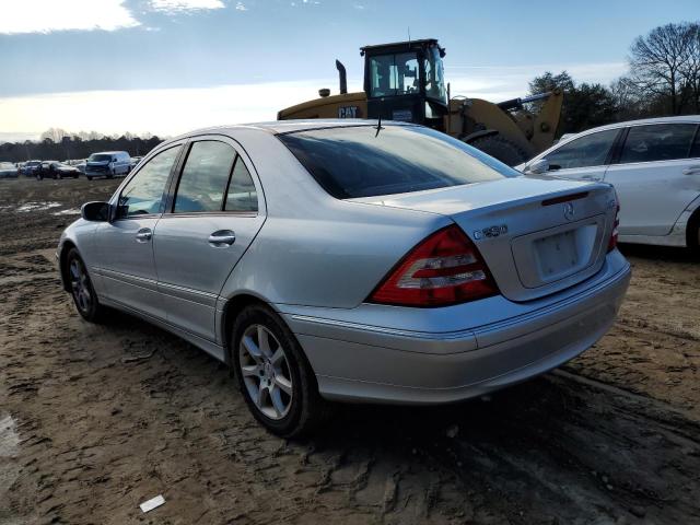 WDBRF92H57F853027 - 2007 MERCEDES-BENZ C 280 4MATIC SILVER photo 2