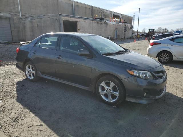 2T1BU4EE3BC740028 - 2011 TOYOTA COROLLA BASE GRAY photo 4