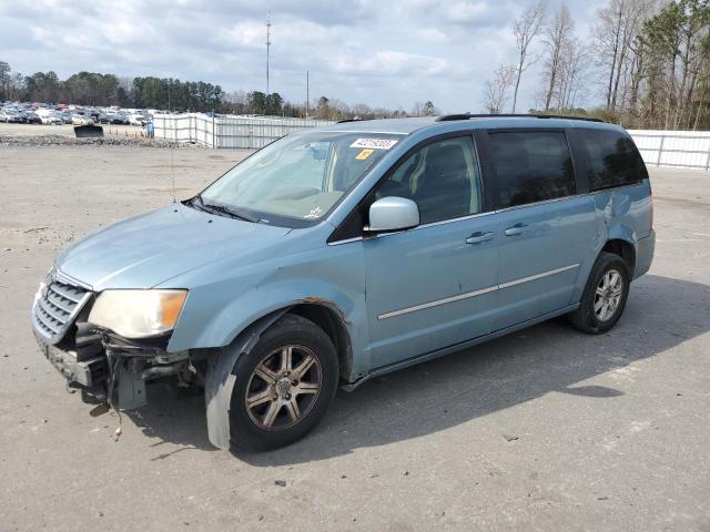 2A4RR5D1XAR103277 - 2010 CHRYSLER TOWN & COU TOURING BLUE photo 1