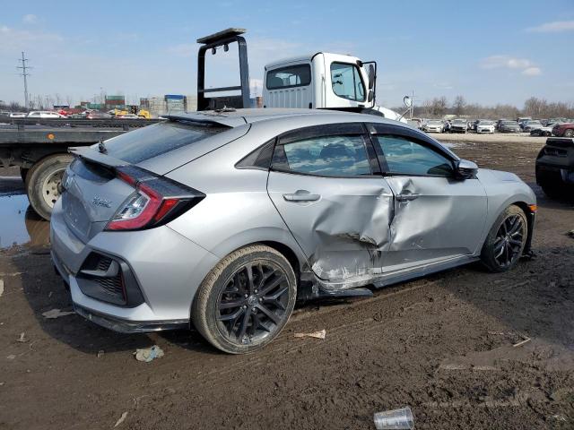 SHHFK7H92LU211737 - 2020 HONDA CIVIC SPORT TOURING SILVER photo 3