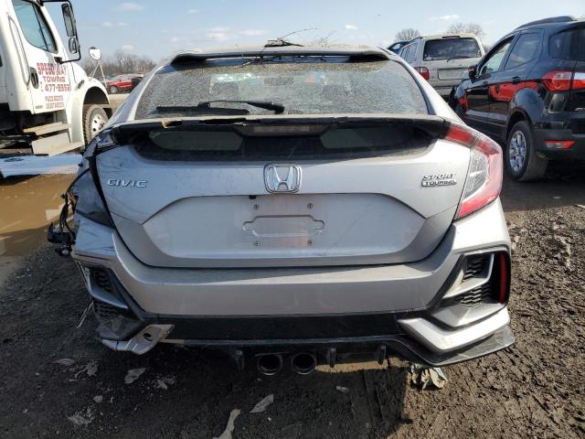 SHHFK7H92LU211737 - 2020 HONDA CIVIC SPORT TOURING SILVER photo 6