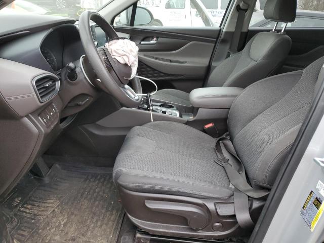 5NMS23AD9KH098731 - 2019 HYUNDAI SANTA FE SE SILVER photo 7