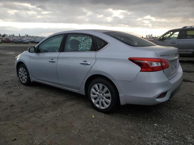 3N1AB7AP6GL683499 - 2016 NISSAN SENTRA S SILVER photo 2