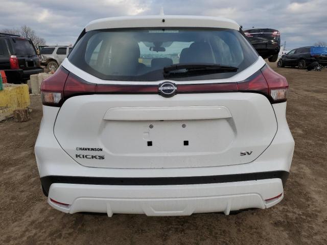 3N1CP5CV2PL528037 - 2023 NISSAN KICKS SV WHITE photo 6