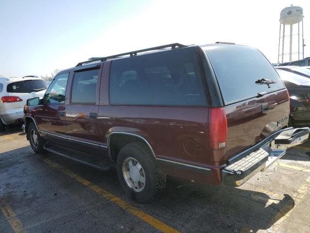 1GNEC16R2XJ434070 - 1999 CHEVROLET SUBURBAN C1500 MAROON photo 2