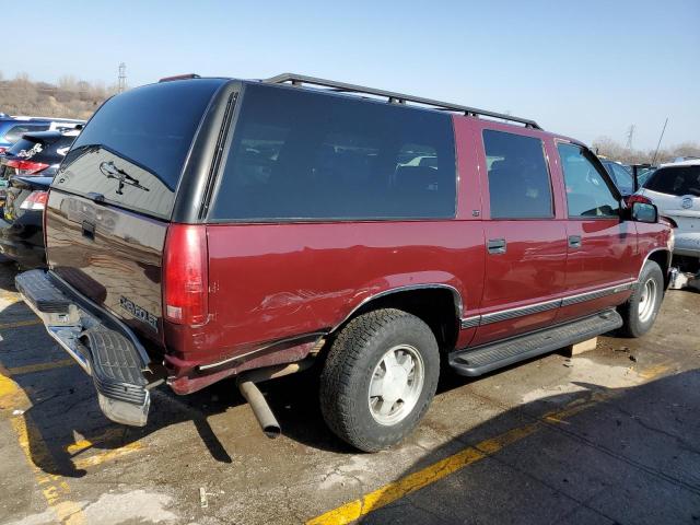 1GNEC16R2XJ434070 - 1999 CHEVROLET SUBURBAN C1500 MAROON photo 3