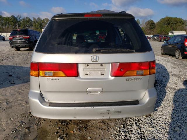 5FNRL18624B083399 - 2004 HONDA ODYSSEY EX SILVER photo 6