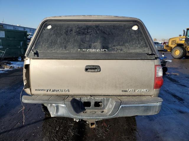 5TBBT441X6S485529 - 2006 TOYOTA TUNDRA ACCESS CAB SR5 GOLD photo 6