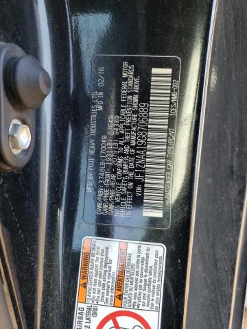 JF1ZNAA19G8706889 - 2016 SCION FRS შავი ფოტო 12