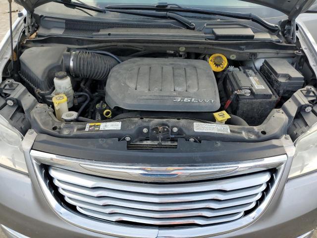 2C4RC1CGXER329976 - 2014 CHRYSLER TOWN & COU TOURING L SILVER photo 12