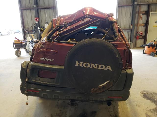 JHLRD78875C046058 - 2005 HONDA CR-V EX MAROON photo 6