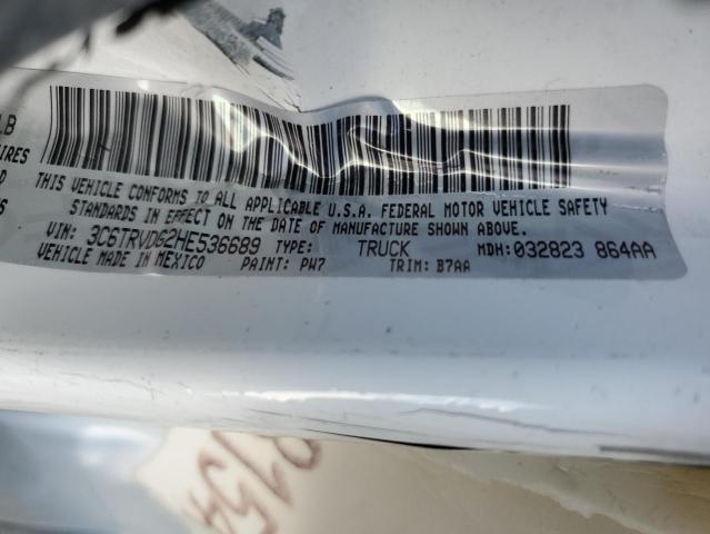 3C6TRVDG2HE536689 - 2017 RAM PROMASTER 2500 HIGH 白色 照片 13