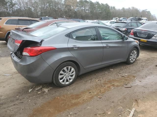 5NPDH4AE9CH138879 - 2012 HYUNDAI ELANTRA GLS GRAY photo 3