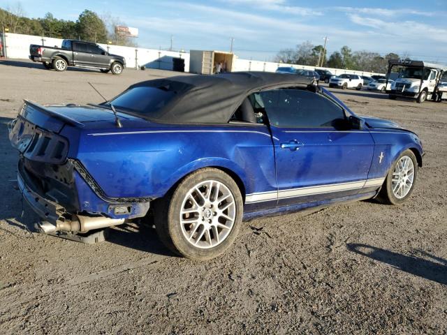 1ZVBP8EM3D5263619 - 2013 FORD MUSTANG BLUE photo 3