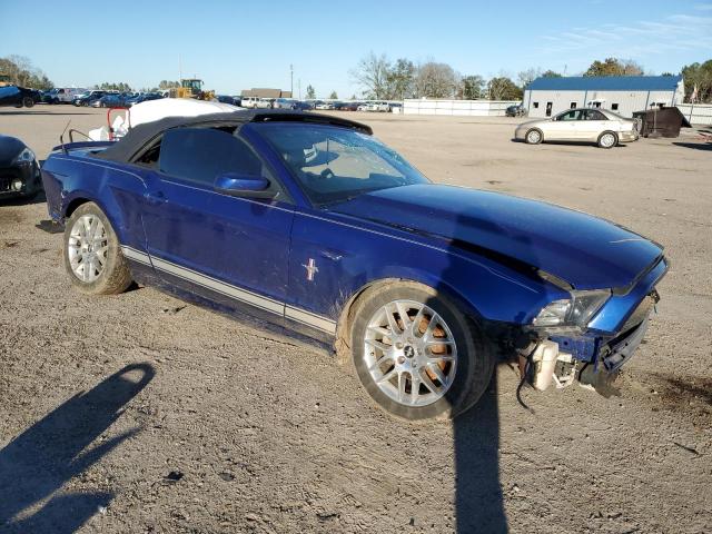 1ZVBP8EM3D5263619 - 2013 FORD MUSTANG BLUE photo 4