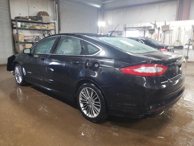 3FA6P0LUXDR187215 - 2013 FORD FUSION SE HYBRID BLACK photo 2