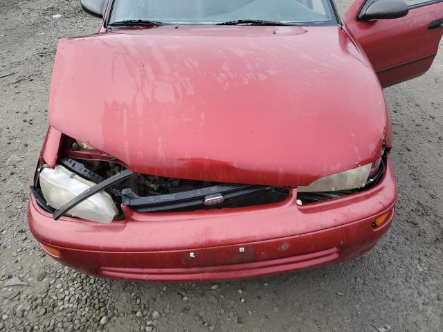 1Y1SK5263SZ009111 - 1995 GEO PRIZM BASE RED photo 11