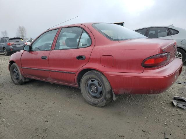 1Y1SK5263SZ009111 - 1995 GEO PRIZM BASE RED photo 2