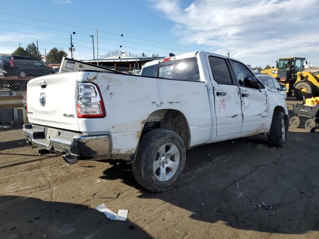 1C6SRFBT2NN139847 - 2022 RAM 1500 BIG HORN/LONE STAR WHITE photo 3