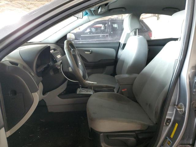 KMHDU4AD5AU112362 - 2010 HYUNDAI ELANTRA BLUE GRAY photo 7