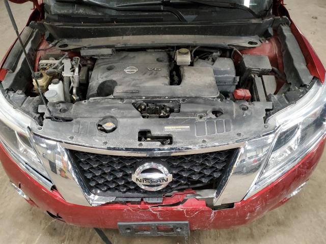 5N1AR2MM5FC661559 - 2015 NISSAN PATHFINDER S RED photo 12