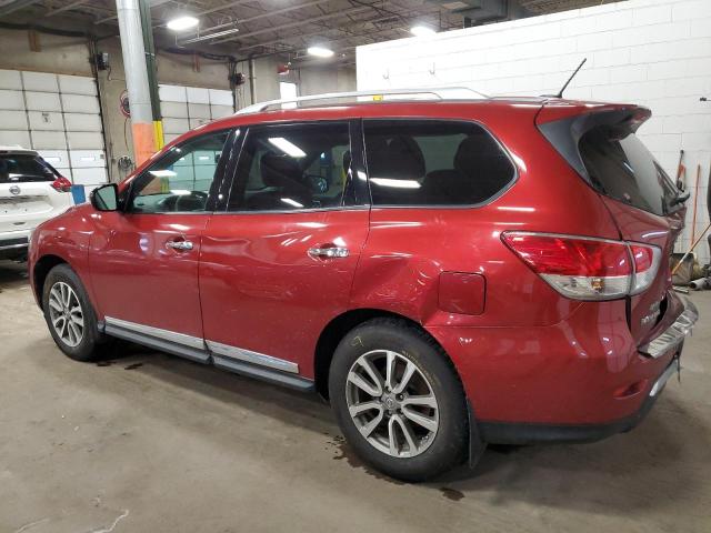 5N1AR2MM5FC661559 - 2015 NISSAN PATHFINDER S RED photo 2