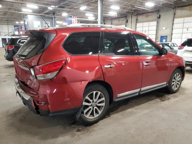 5N1AR2MM5FC661559 - 2015 NISSAN PATHFINDER S RED photo 3