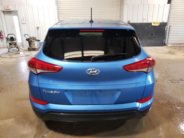 KM8J23A44HU253419 - 2017 HYUNDAI TUCSON SE BLUE photo 6