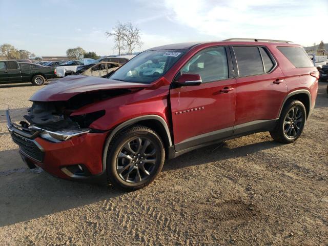 1GNERJKX7JJ152890 - 2018 CHEVROLET TRAVERSE RS RED photo 1