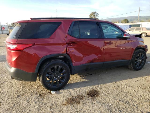 1GNERJKX7JJ152890 - 2018 CHEVROLET TRAVERSE RS RED photo 3