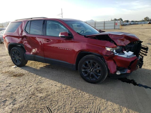 1GNERJKX7JJ152890 - 2018 CHEVROLET TRAVERSE RS RED photo 4