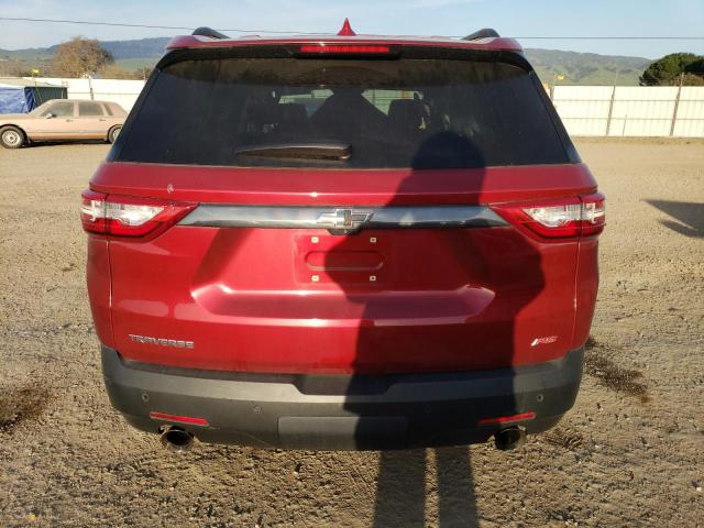 1GNERJKX7JJ152890 - 2018 CHEVROLET TRAVERSE RS RED photo 6