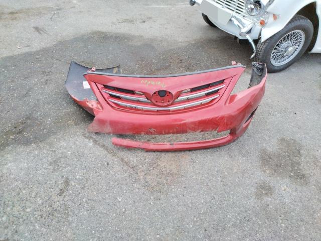 5YFBU4EE4DP173816 - 2013 TOYOTA COROLLA BASE RED photo 12