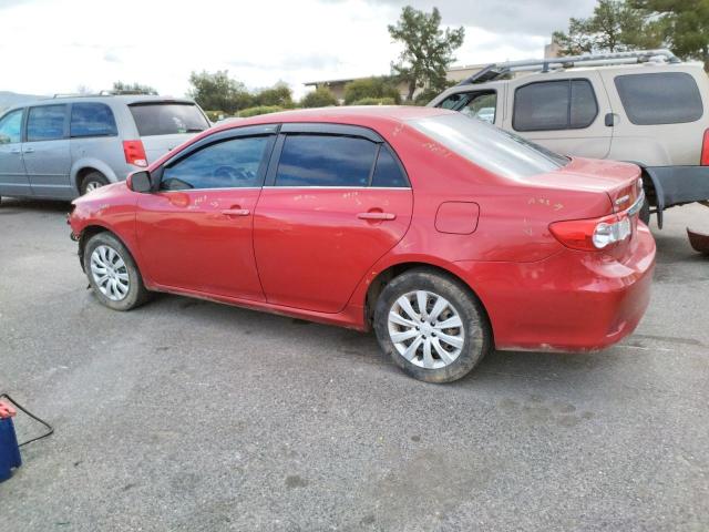 5YFBU4EE4DP173816 - 2013 TOYOTA COROLLA BASE RED photo 2